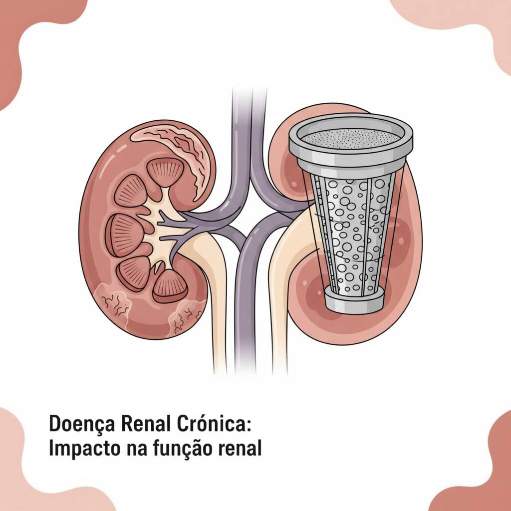 Imagem ilustrativa de dois rins: embora a doença renal crônica não tenha cura, existem diversas estratégias para controlar sua progressão, aliviar os sintomas e melhorar a qualidade de vida.