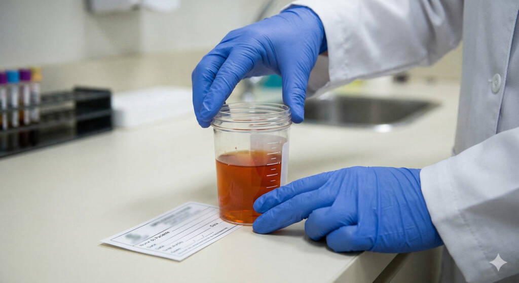 Exame laboratorial de urina. Perceber sangue na urina pode ser uma experiência assustadora para muitas pessoas. A presença desse sinal, chamado de hematúria, pode ter diversas causas — desde condições benignas, como infecções urinárias, até doenças mais sérias que exigem investigação médica detalhada.